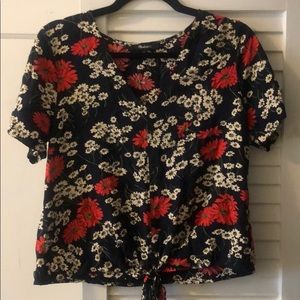 Madewell floral shirt